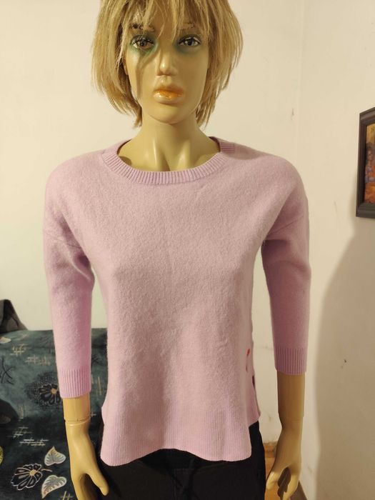 Bluza asimetrica din lina si casmir Strandfein-masura 38- 40 -Rezervat