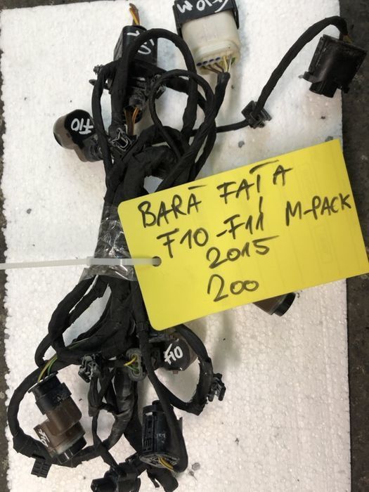 Senzor parcare si cablaj BMW F10 F11 , din bara fata , M-paket an 2015