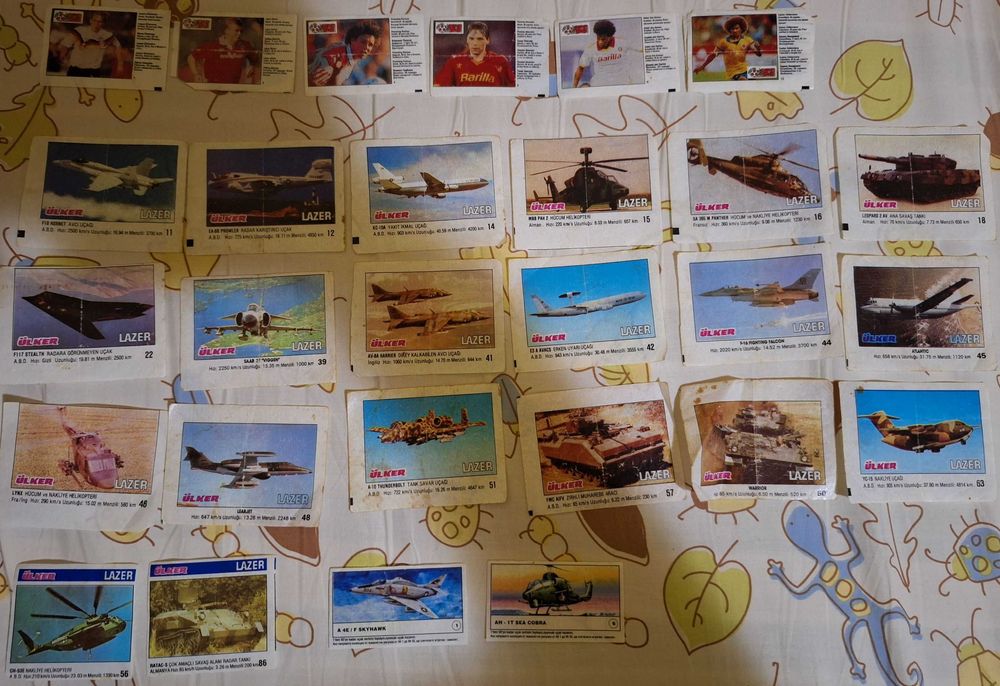 Colectie guma Turbo, Ulker, OtoMoto, Bombibom, etc.