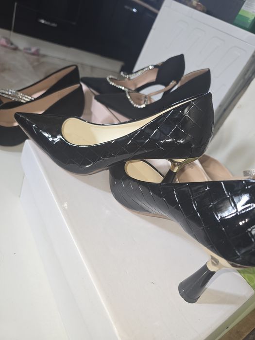 Pantofi stileto cu toc de 10 cm,8 cm