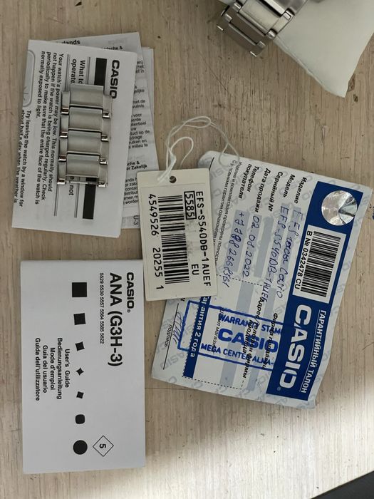 Casio edifice в хорошем состоянии