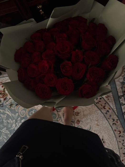 Метровая роза 41 штук