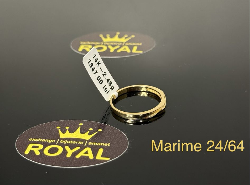 Bijuteria ROYAL : Inel AUR 14K NOU / 2.48 GR