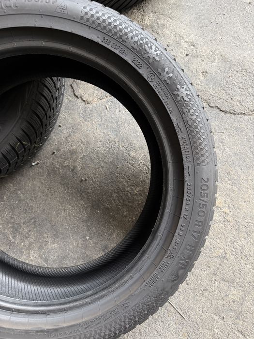 2 anvelope iarna 205/50/17 , XL , Continental , 7.4 mm , DOT 2022