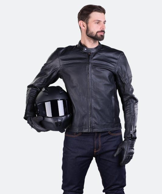 Geaca moto piele course beemer, M, L, XL
