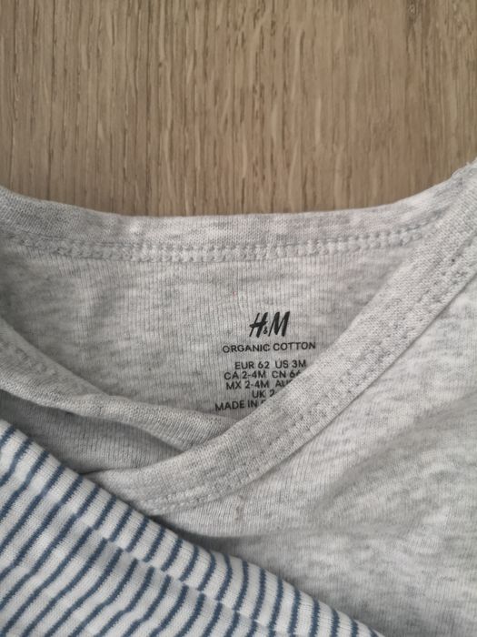 H&M set 4 body si pantaloni marimi 62 si 68
