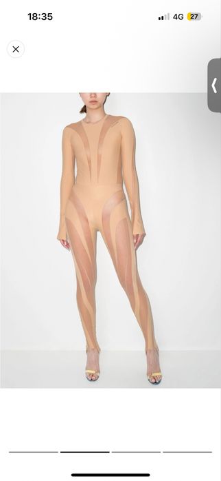 Mugler боди/блуза/ топ НОВА и оргинална S размер