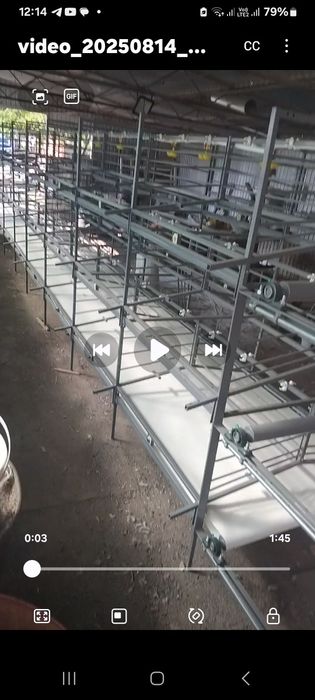 Клетка  для несушек   и перепелок.