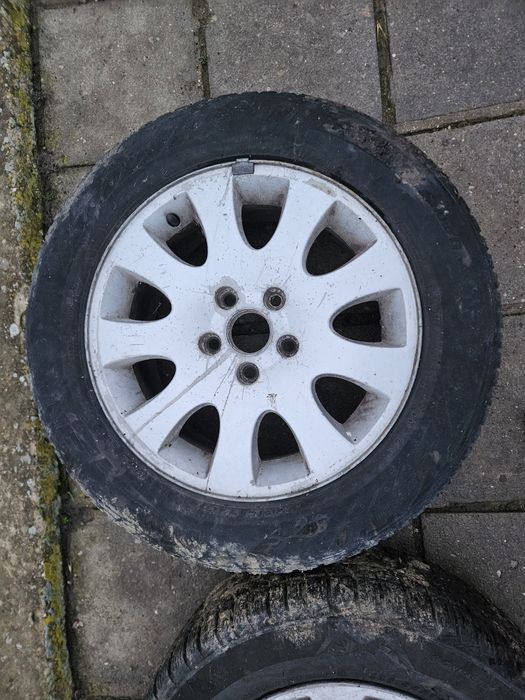 Лети джанти 16 5х112 с ъс зимни гуми 205 55 16 за Audi Vw Seat Skoda
Л