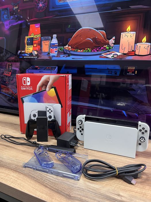 Прошитый Nintendo Switch Oled Ultra 128GB