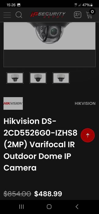 Hikvision ds-2cd5526g0- IZHS 2.8-12mm zoom motorizat