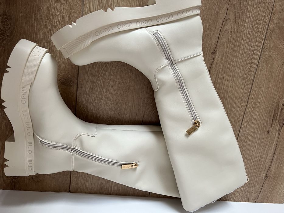 Сапоги женские кожаные