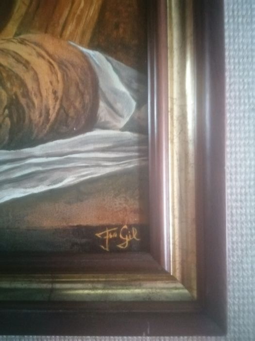 Маслена картина на платно, закупена от Испания.