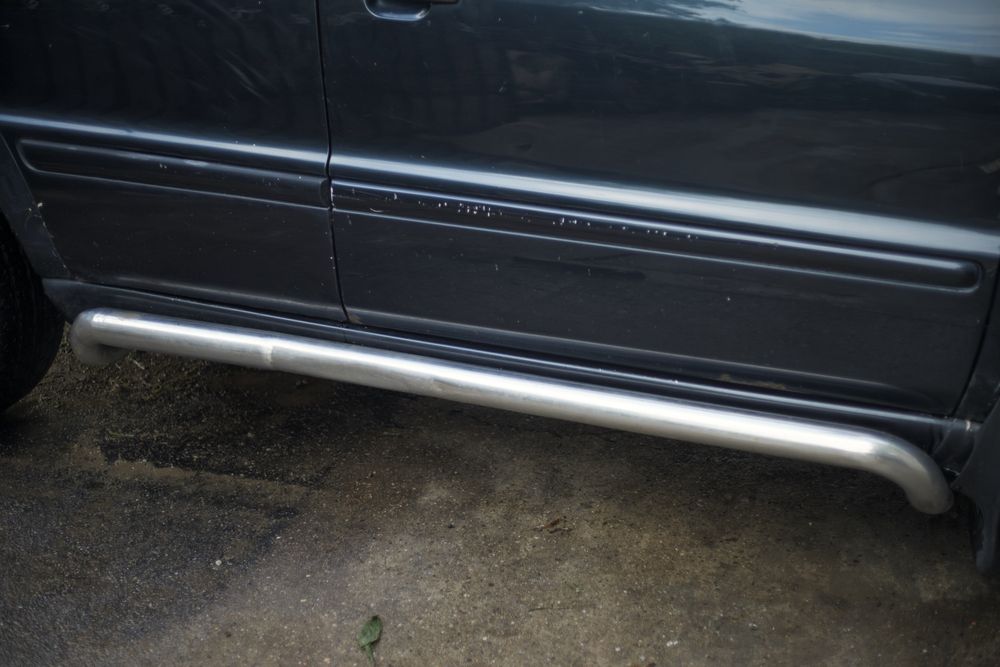 Praguri cromate Mercedes ML W163 bull bar haion injector turbo far bar