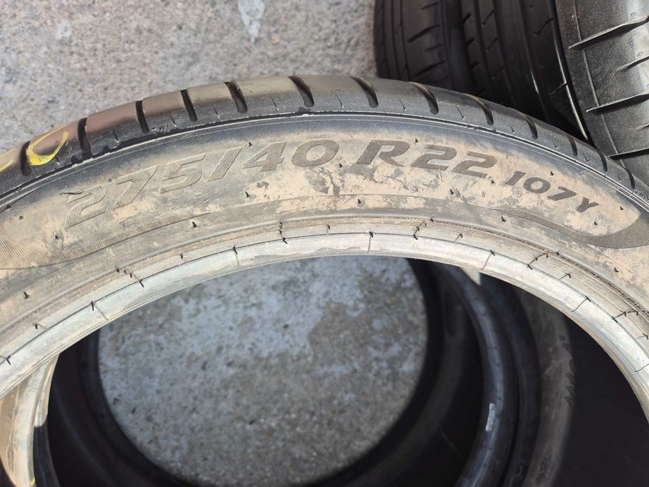2 Anvelope de VARA - 275/40/22 107Y - PIRELLI P-ZERO RFT * OEM Bmw X7 - CA UNELE NOI - DOT 2019 !