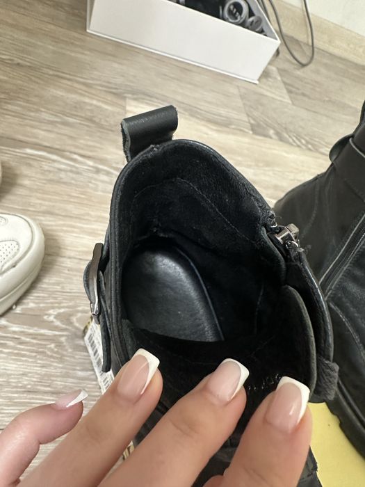 Кожаные ботинки 34 р