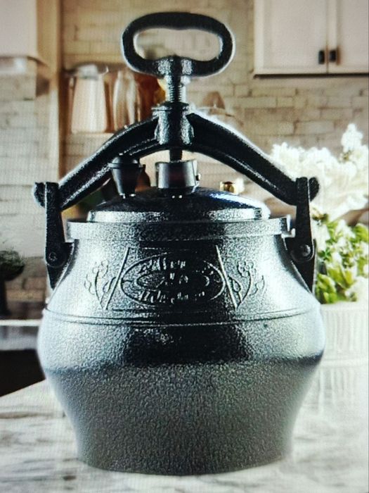 (Sf-80) Афганский казан-скороварка Rashko Baba 15 и 12 литров, темный,