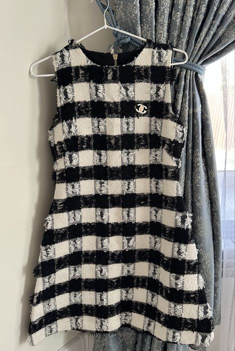 Твидовое платье chanel сумка chanel в подарок