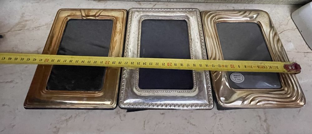 Vând 3 rame foto din argint