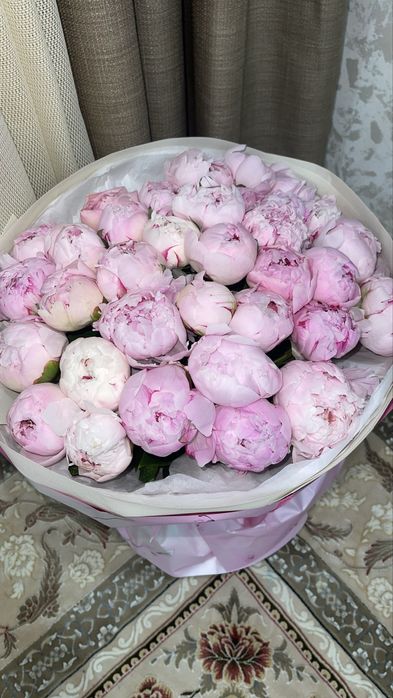 Цветы Пионы 35 штук