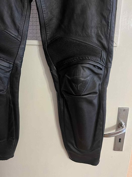 Кожен Комплект Dainese яке панталон за мотор мото чопър