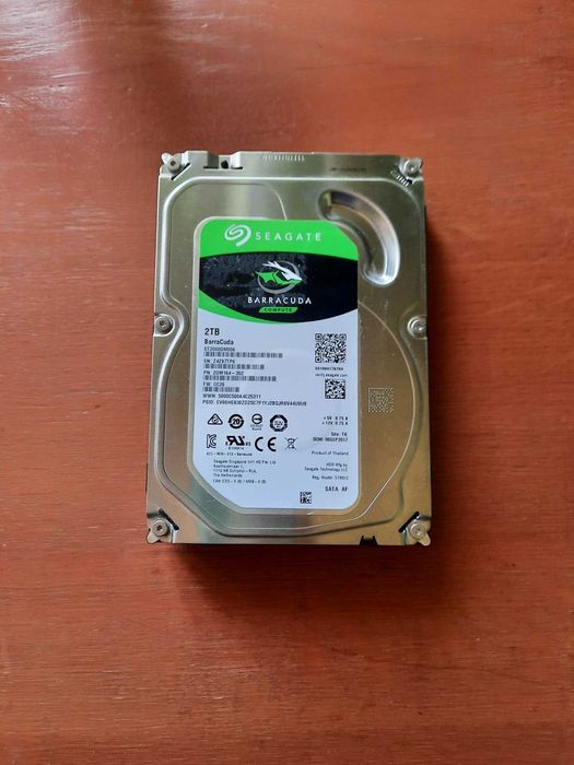 HDD Seagate Barracuda 2TB 3.5" 7200 RPM SATA3
