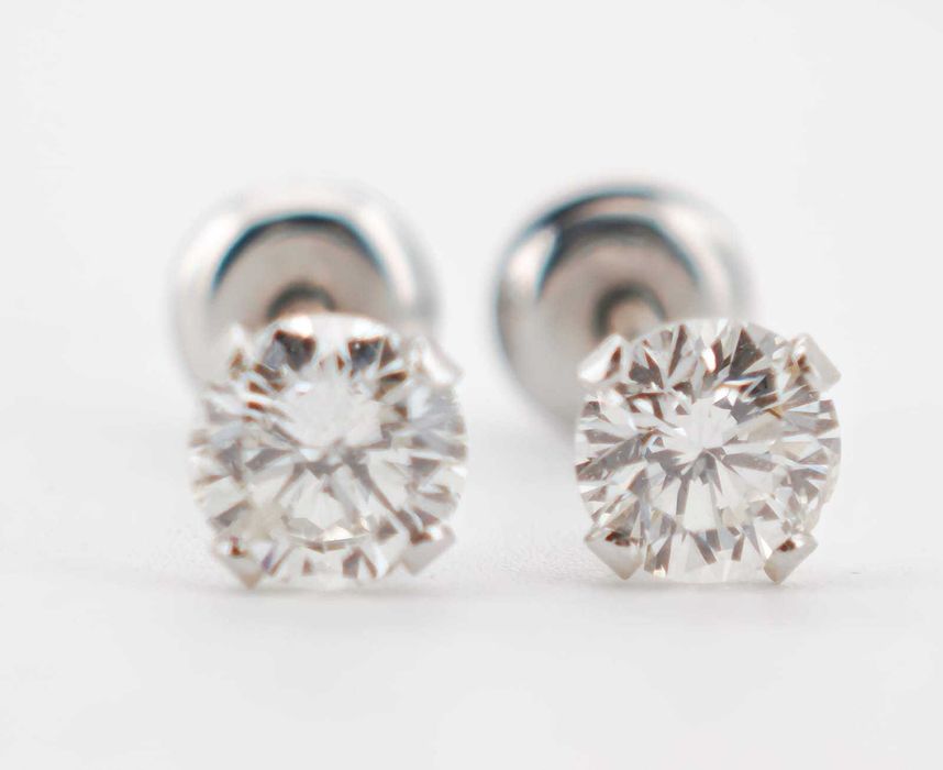 Cercei 14k cu diamante naturale 0.67ct total