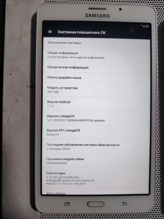 Планшет телефон Samsung Tab A 6