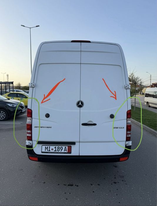 Kit airbag volan piele Mercedes Sprinter 906 416 313 319 518 Pilot