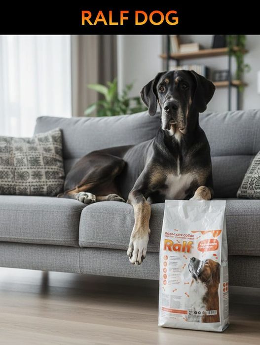 Сухой корм для собак Ralf 4 кг
