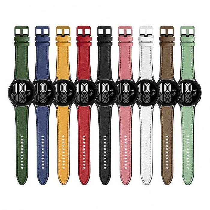 Curea piele 20mm Samsung Watch 4 4 Classic Watch 5 5 Pro Watch 6 7