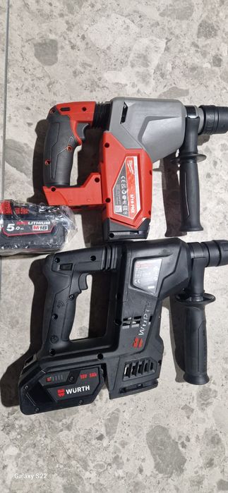 Milwaukee, Wurth rotopercutor pe acumulator