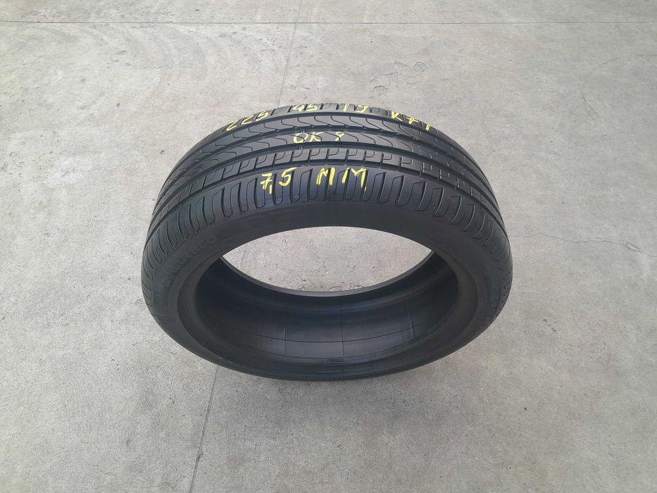 O anvelopa vara 225 45 19 pirelli cinturato P7 run flat profil 7,5 mm
