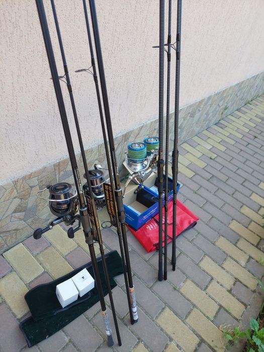 Seturi crap: sportex, free spirit, shimano, chub, daiwa