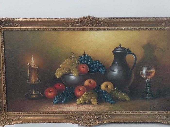 Tablou Ulei pe pânză o lucrare  semnată încadrat