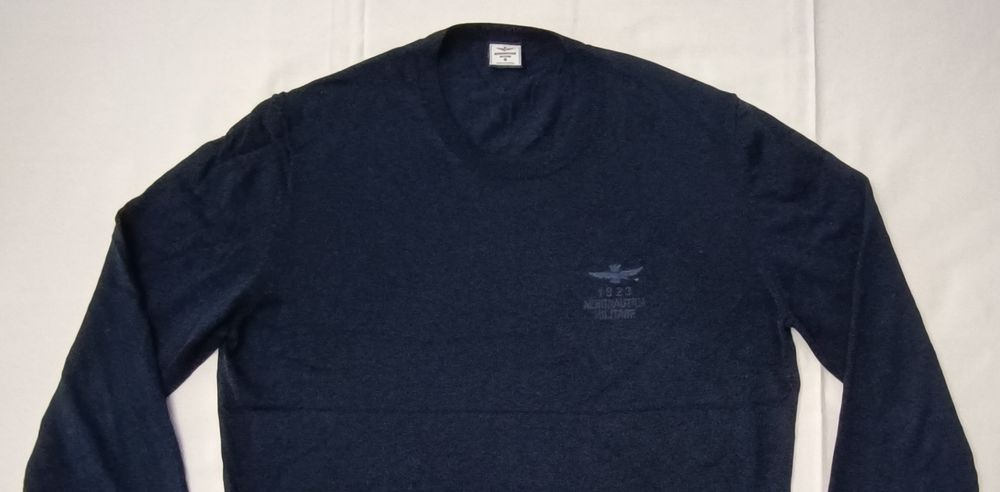 Aeronautica Militare Pullover оригинален пуловер XL памучен пуловер