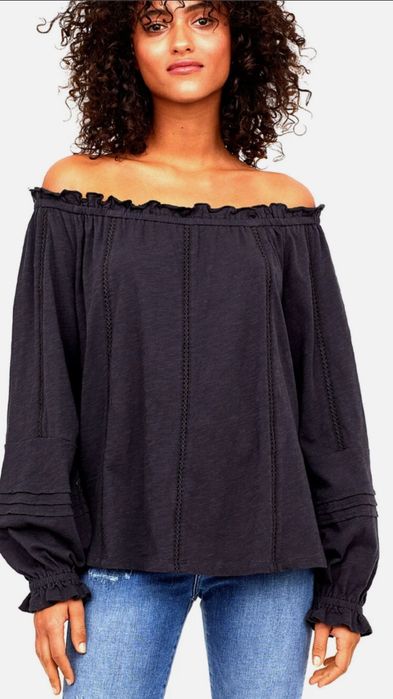 Lot damă mărime S: bluză H&M stil boho, pulover Marc O'Polo