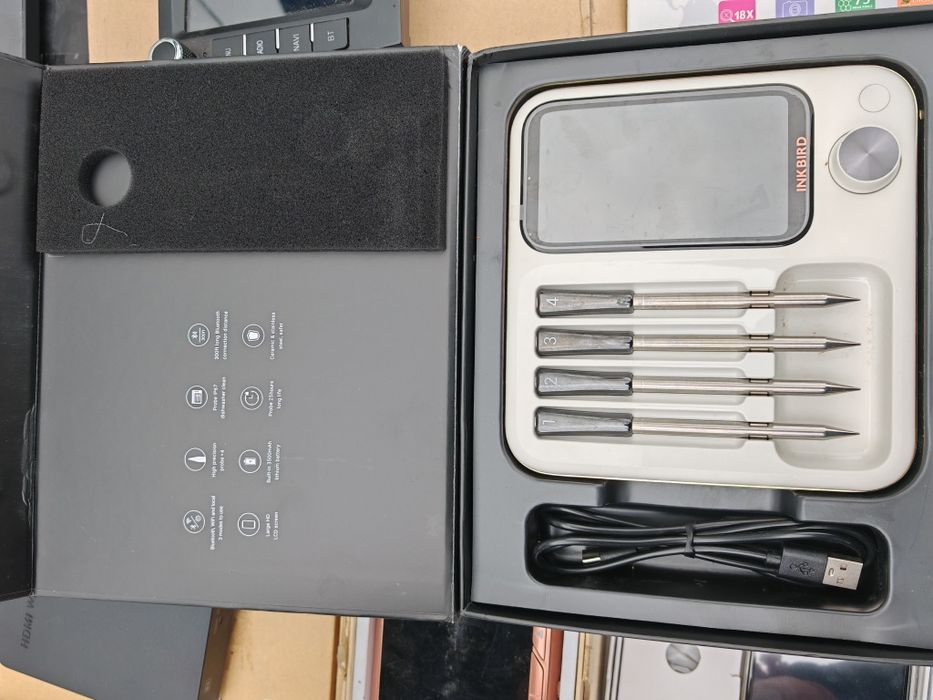 INKBIRD Smart 5GHz термометър за барбекю INT-12-BW, Bluetooth
