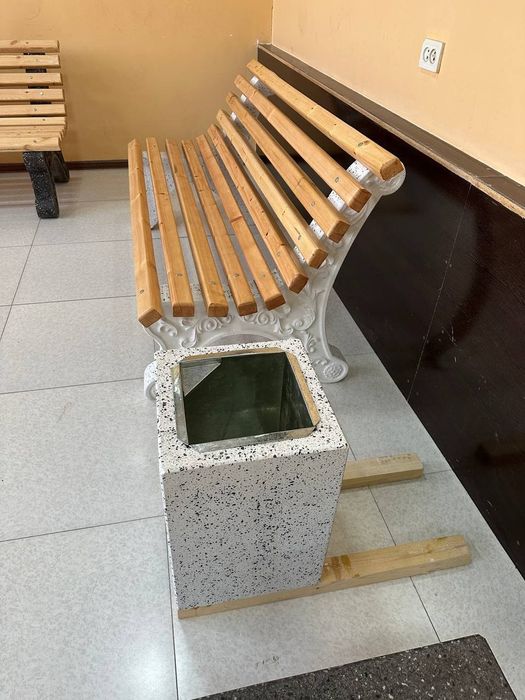 Скамейка мраморный