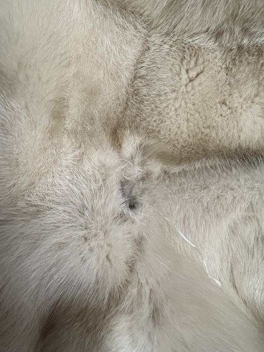 Шуба б/у норковая бежевая