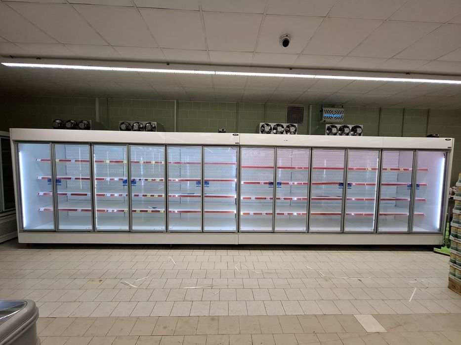 Крайстенна хладилна витрина Linde Monaxis с вграден хладилен агрегат