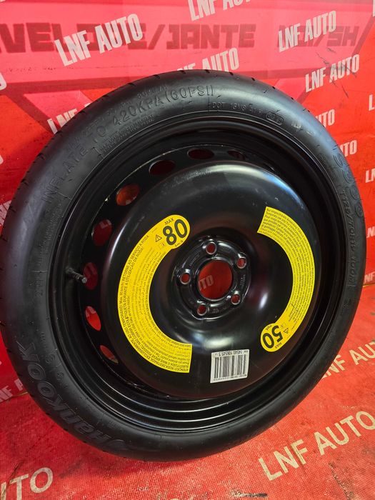 Roata Rezerva SLIM 5x112 125/70/19 - OEM AUDI A4 8K A5 8K - NOUA 2018