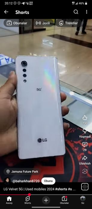 LG WILVET kareski arginal telefon barted bor Redmi not 14 ga