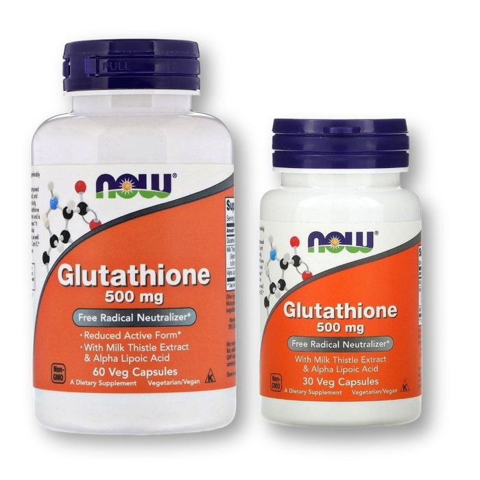 Глутатион. Детокс. Glutathione NOW, 500мг.