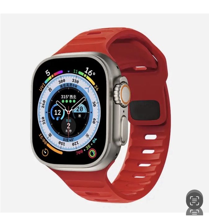 Curea/Husa TPU Pin Metalic Colorata Incarcator Ceas Iphone Apple