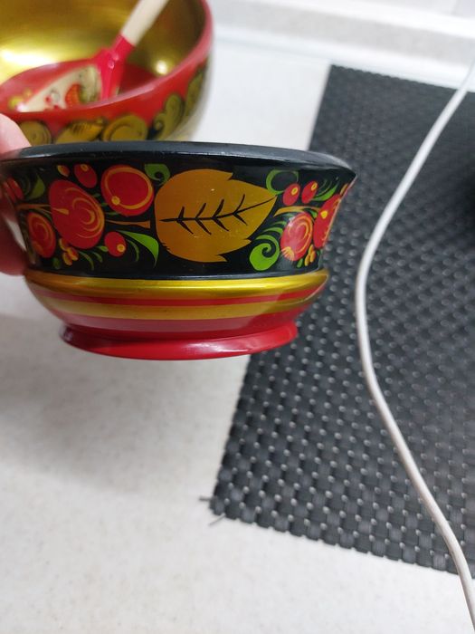 Деревянная посуда хохлома