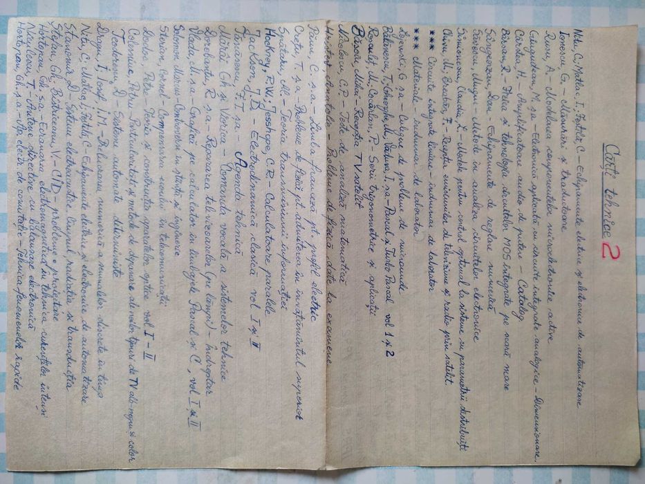 Colectie de carti tehnice