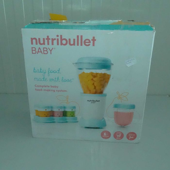 Nutribullet Baby – Mixer electric pentru mâncare de bebeluși, complet