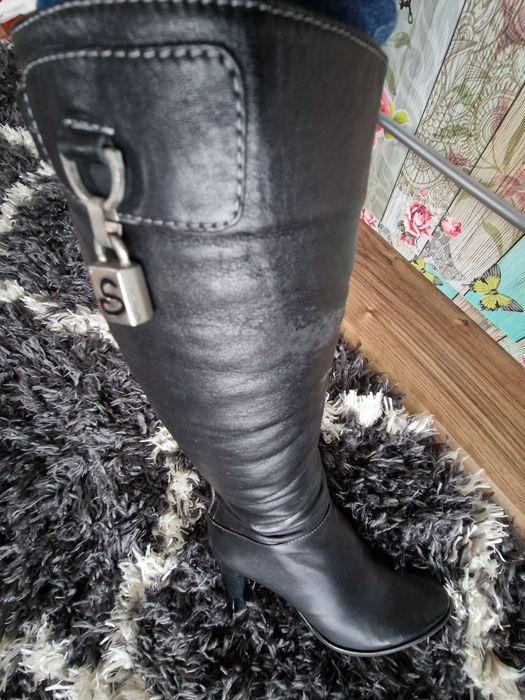 Нови ботуши от естествена кожа ,Sara Pem N 37