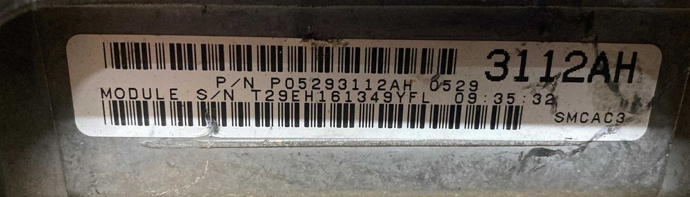 Calculator Chrysler P05293112AH